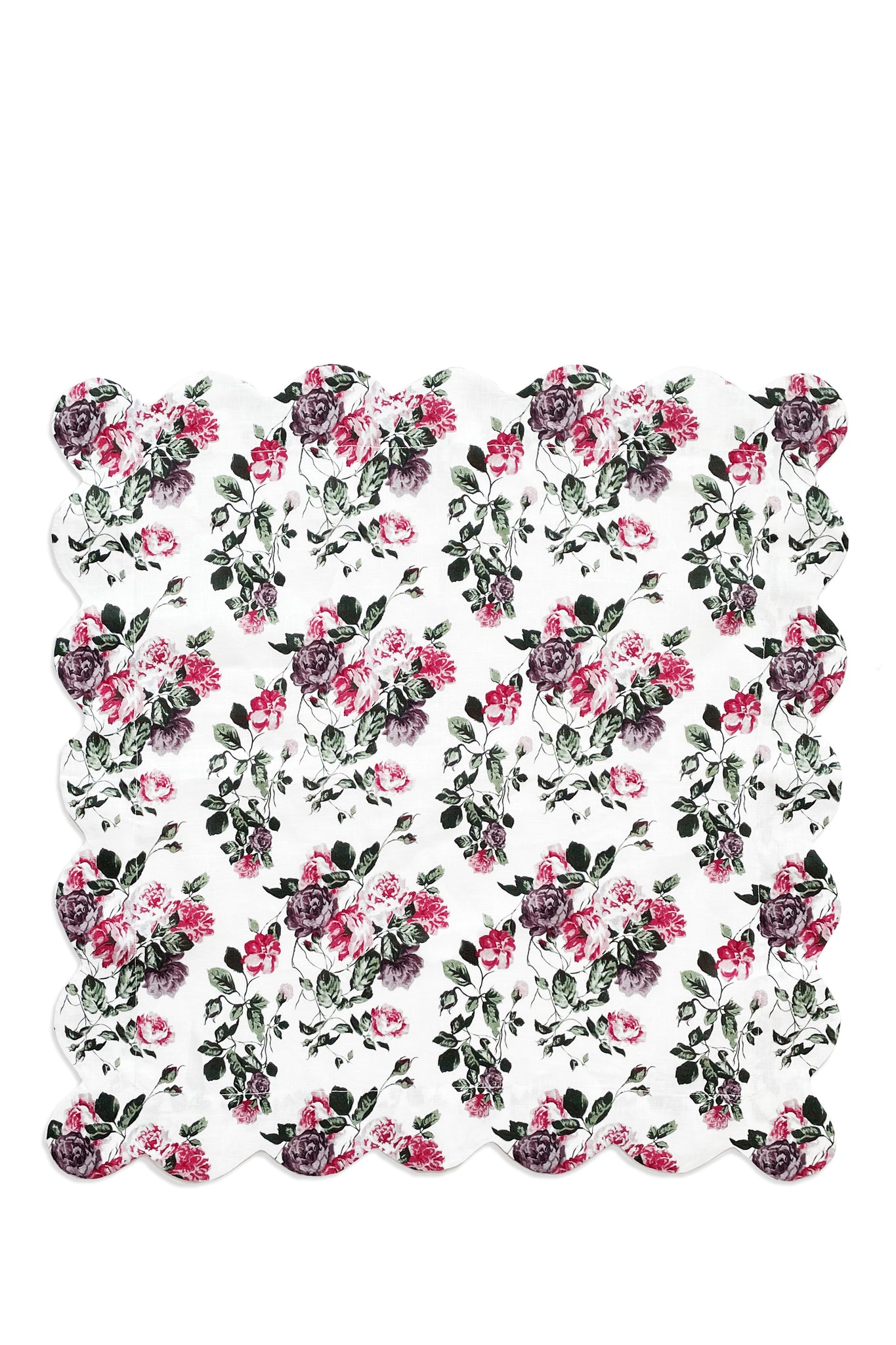 Set of 4 Printed Napkins| Floral Linen | Emilia Wickstead