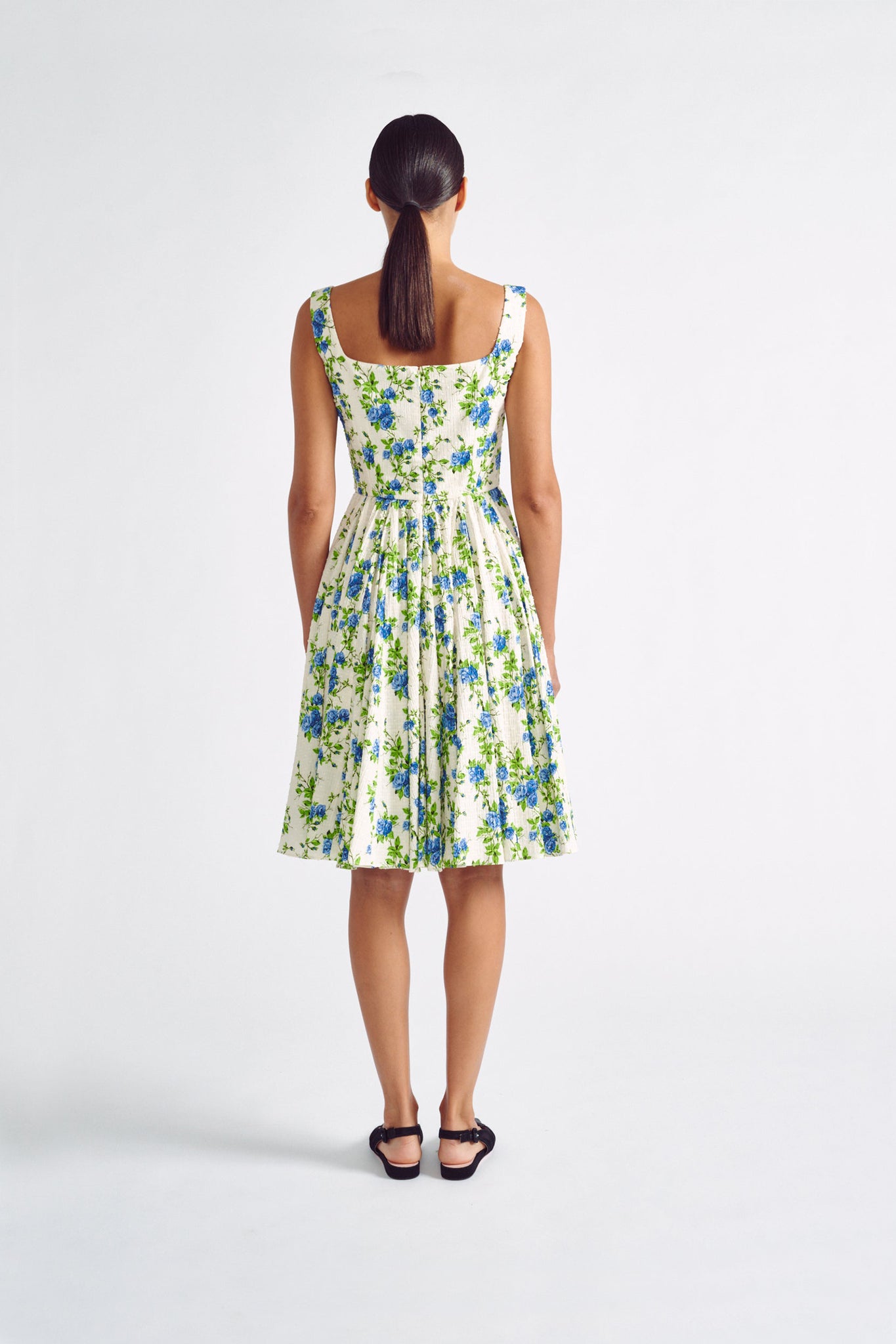 Yuna Dress | Cotton Floral Printed Summer Dress | Emilia Wickstead 